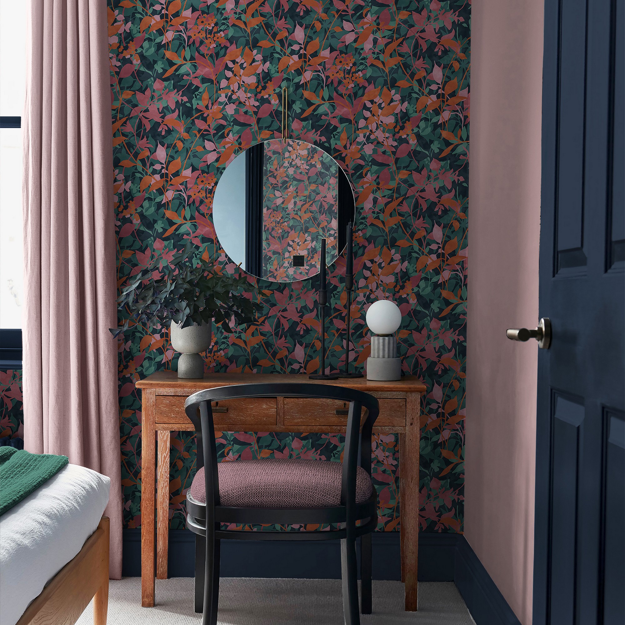 Fleur Wallpaper 124117 By Graham Brown In Vivid Multi